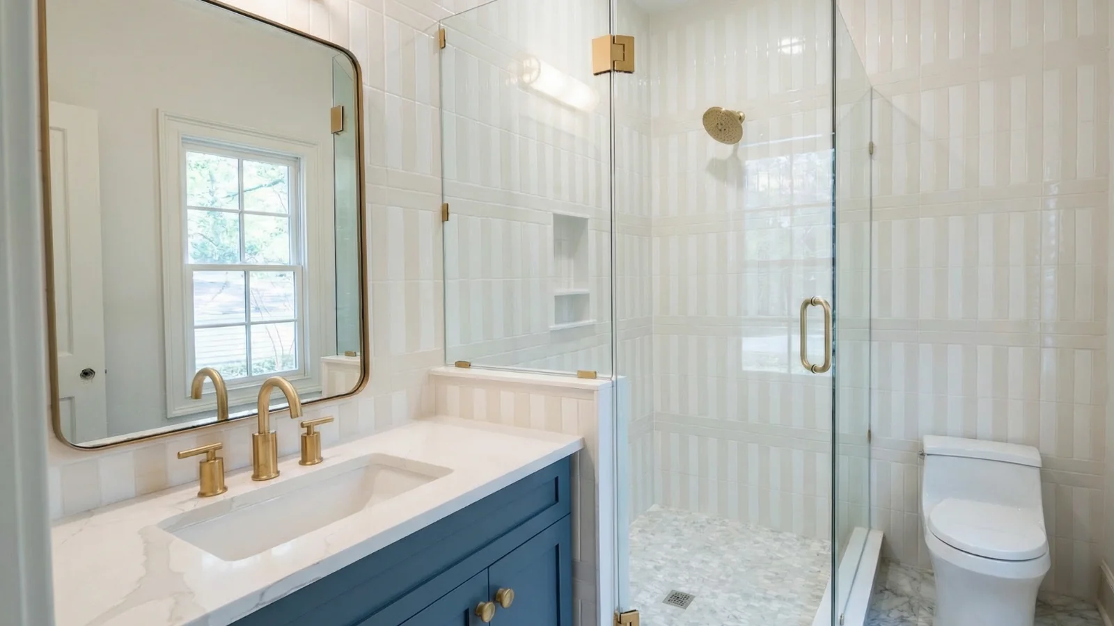 Modern bathroom remodel