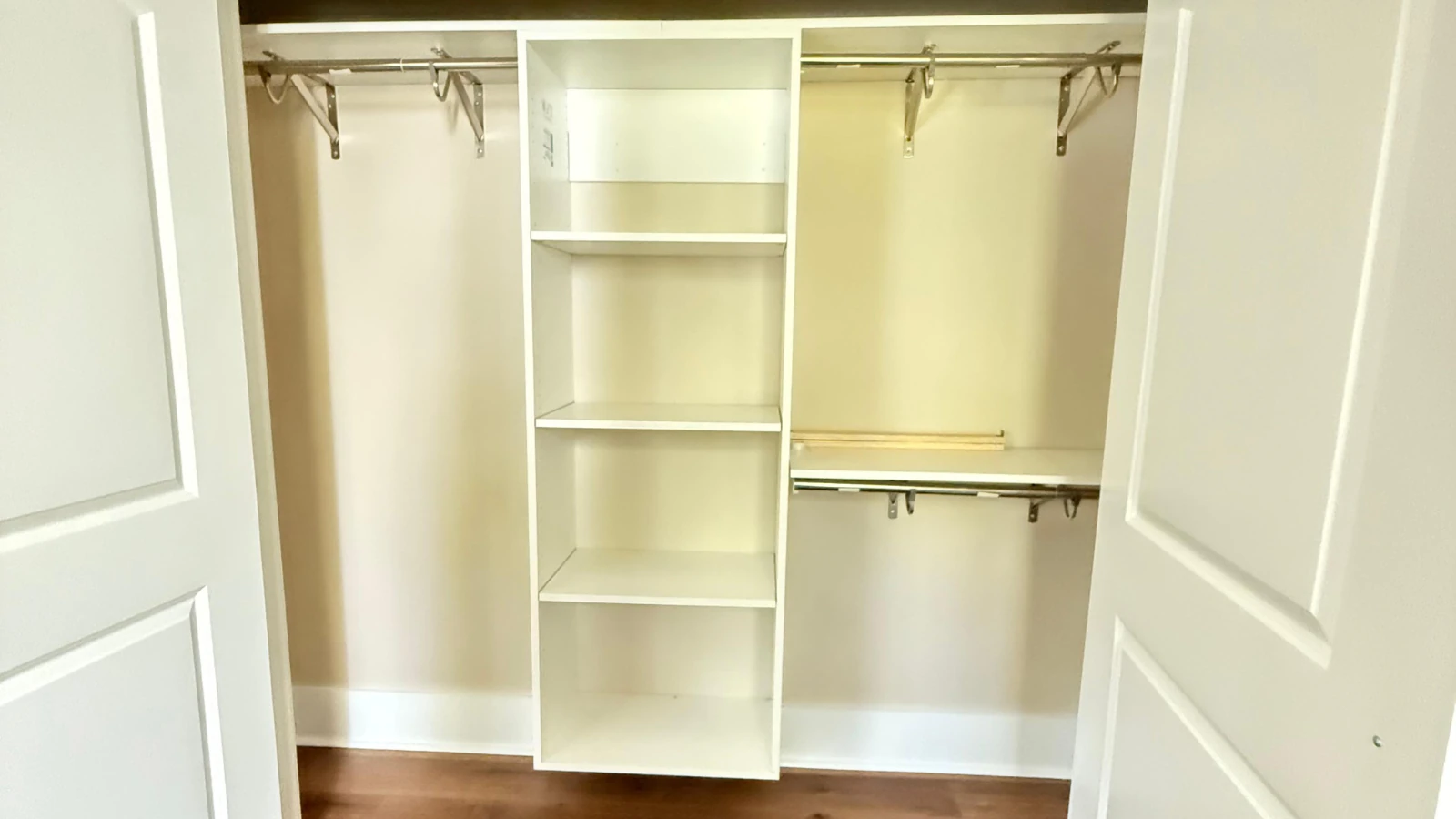 Built-in White Closet Organizer System