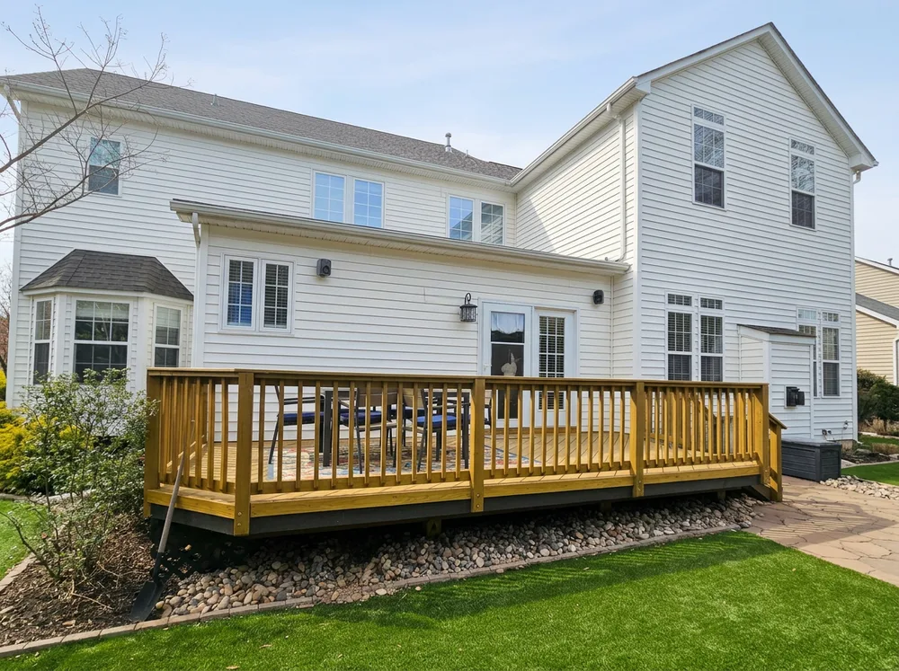 Deck building and railing work