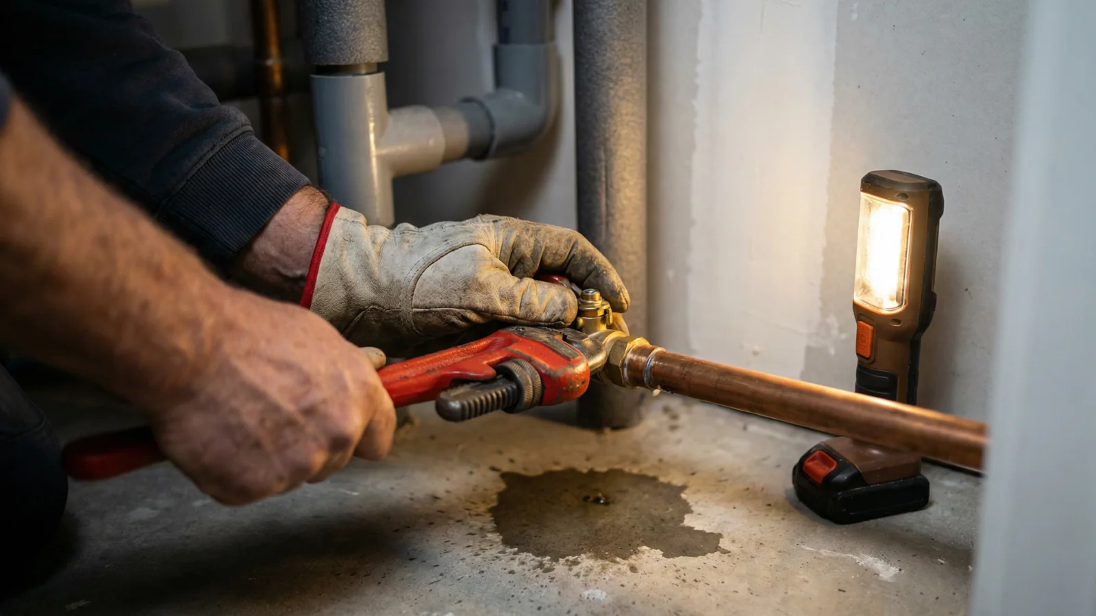 Emergency copper pipe repair