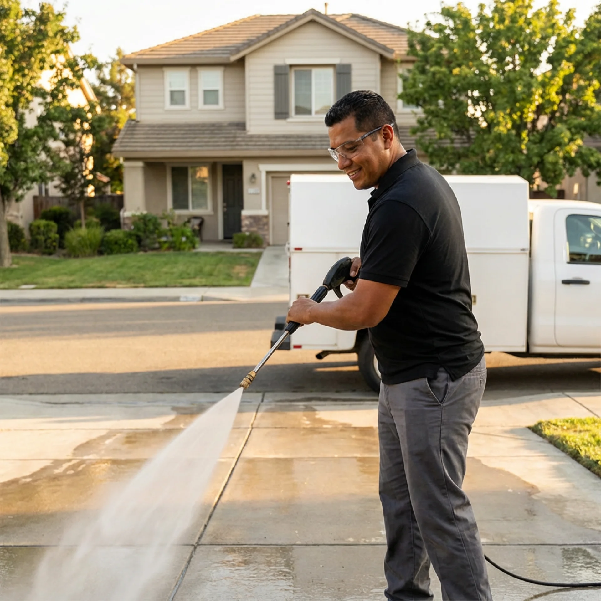 Professional pressure washing crew Charlotte NC